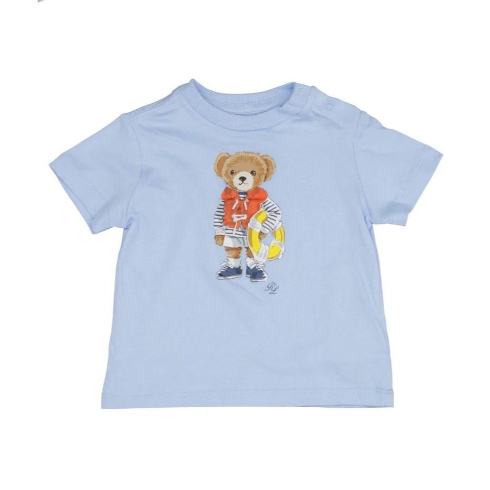 NWT RALPH LAUREN Baby Girls  6 mos 12 mos T SHIRT POLO BEAR
